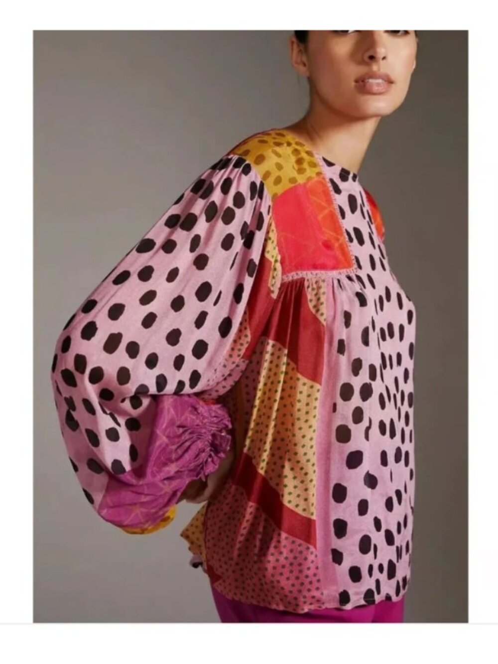 Anthropology | Blank London - Miranda Pleasant Blouse - Picture 1 of 4